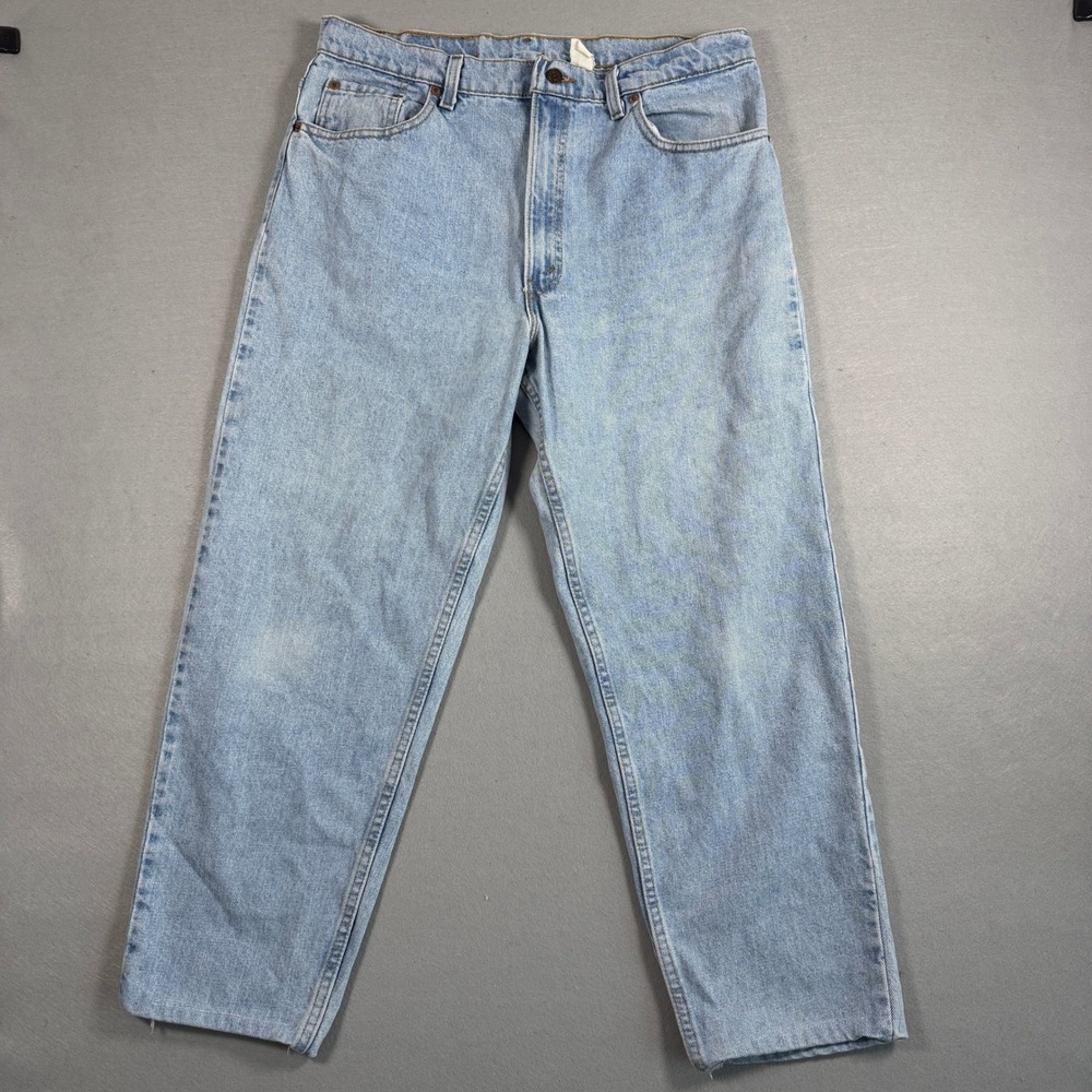 Levis‎ 550 Jeans Mens 38x30 Light Wash Denim Relaxed Fit Tapered Legs Y2K